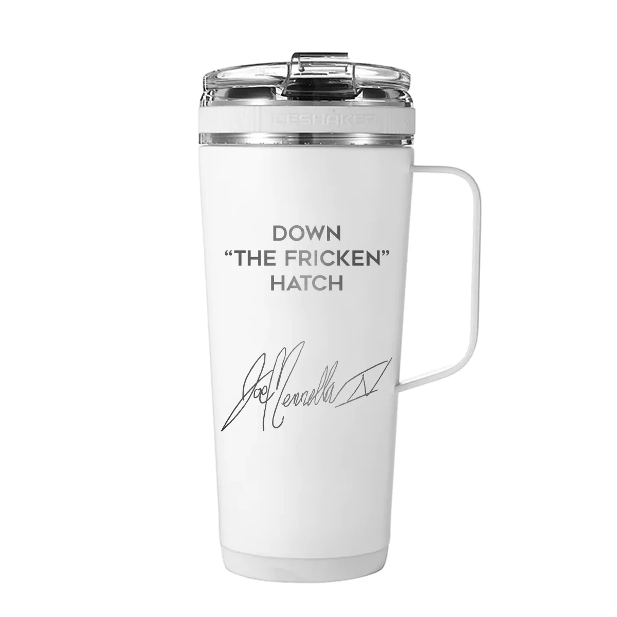 Down The Fricken Hatch Joseph Mennella Signature Series Custom 26oz Ice Shaker - Image 5