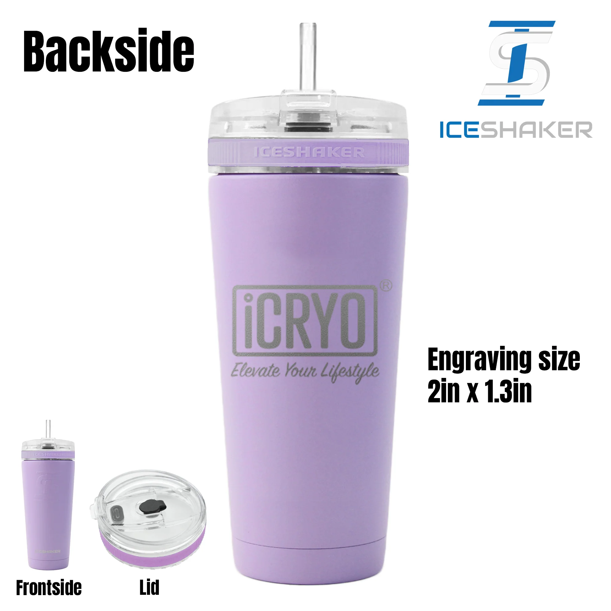 iCRYO Custom 26oz Flex Ice Shaker - Image 3