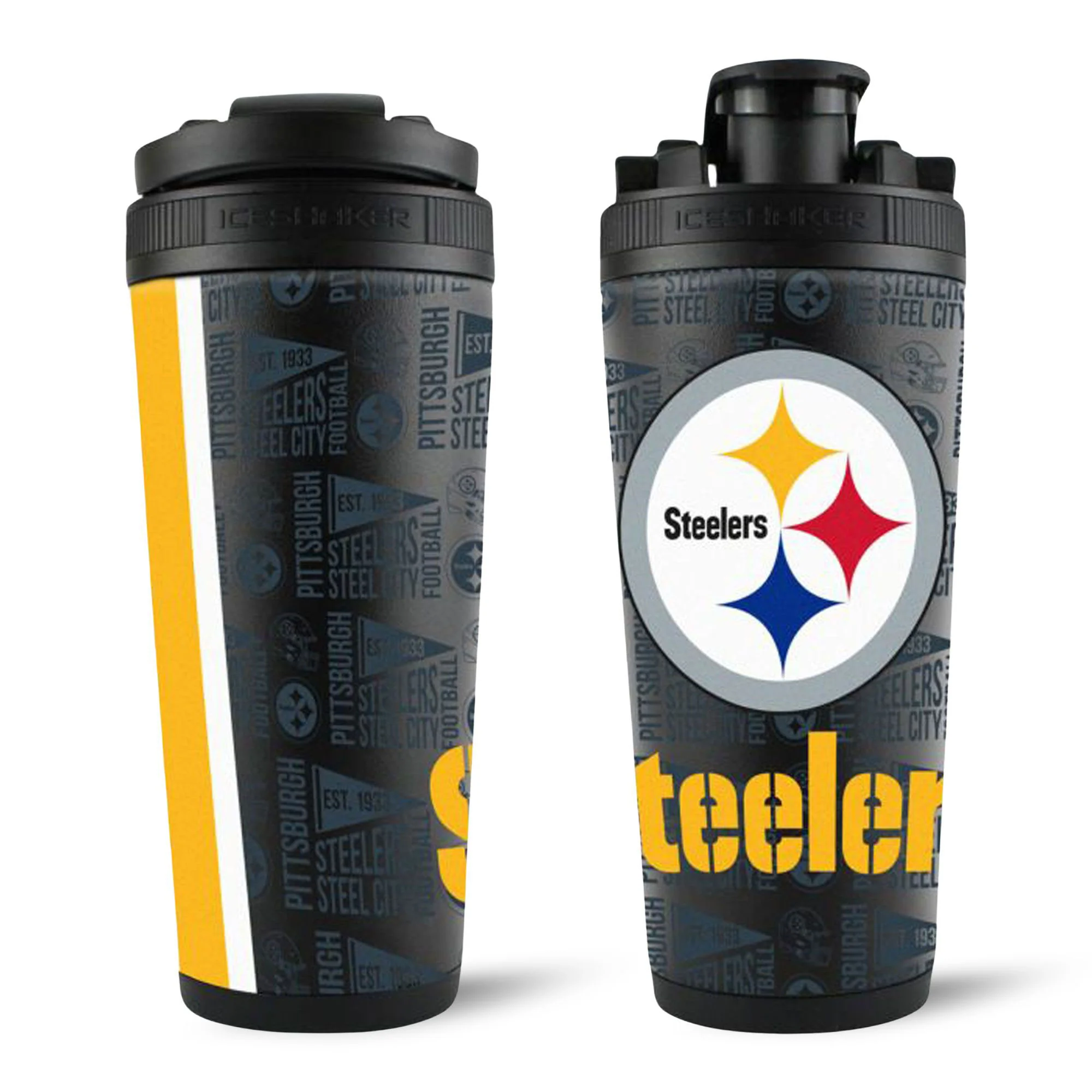 Officially Licensed Pittsburgh Steelers 26oz Ice Shaker - Image 15